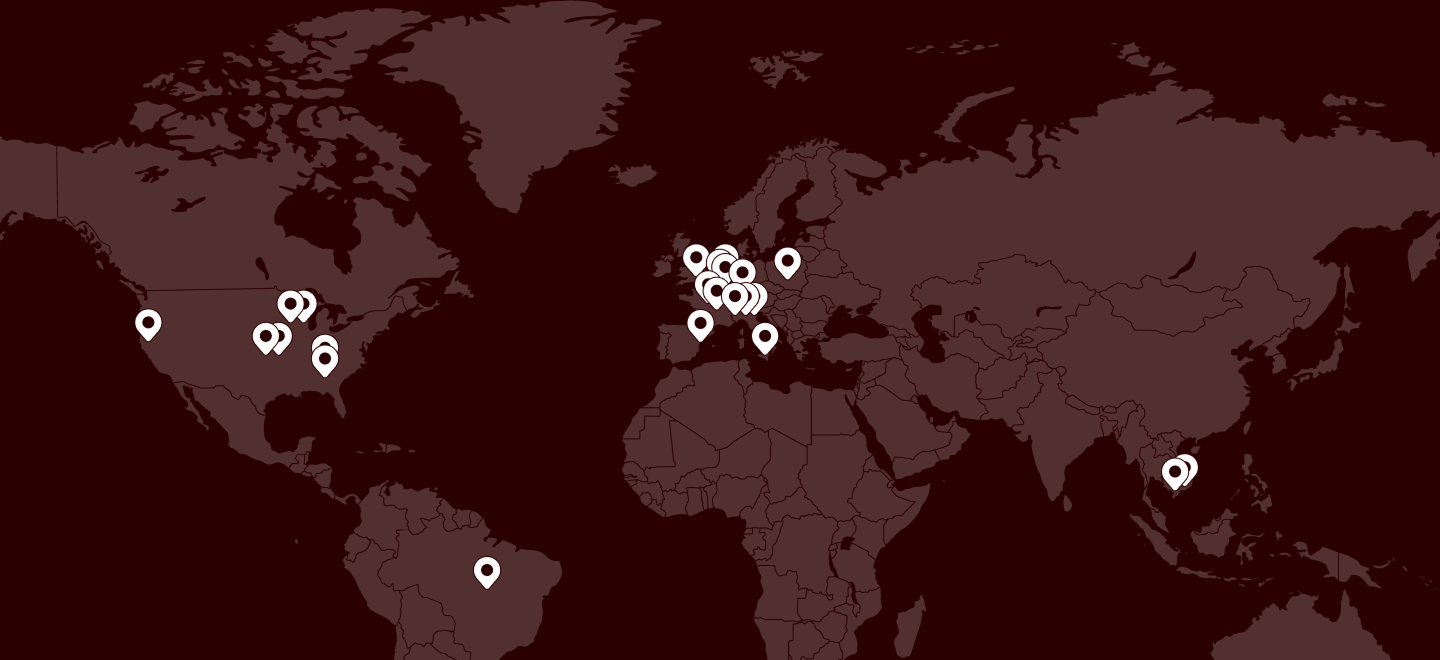 IRCA Group - locations map