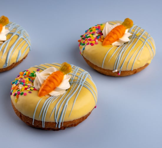 Graffiti Sprinkles carrot donut