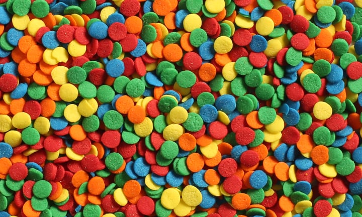 Graffiti Sprinkles color mix sprinkles card