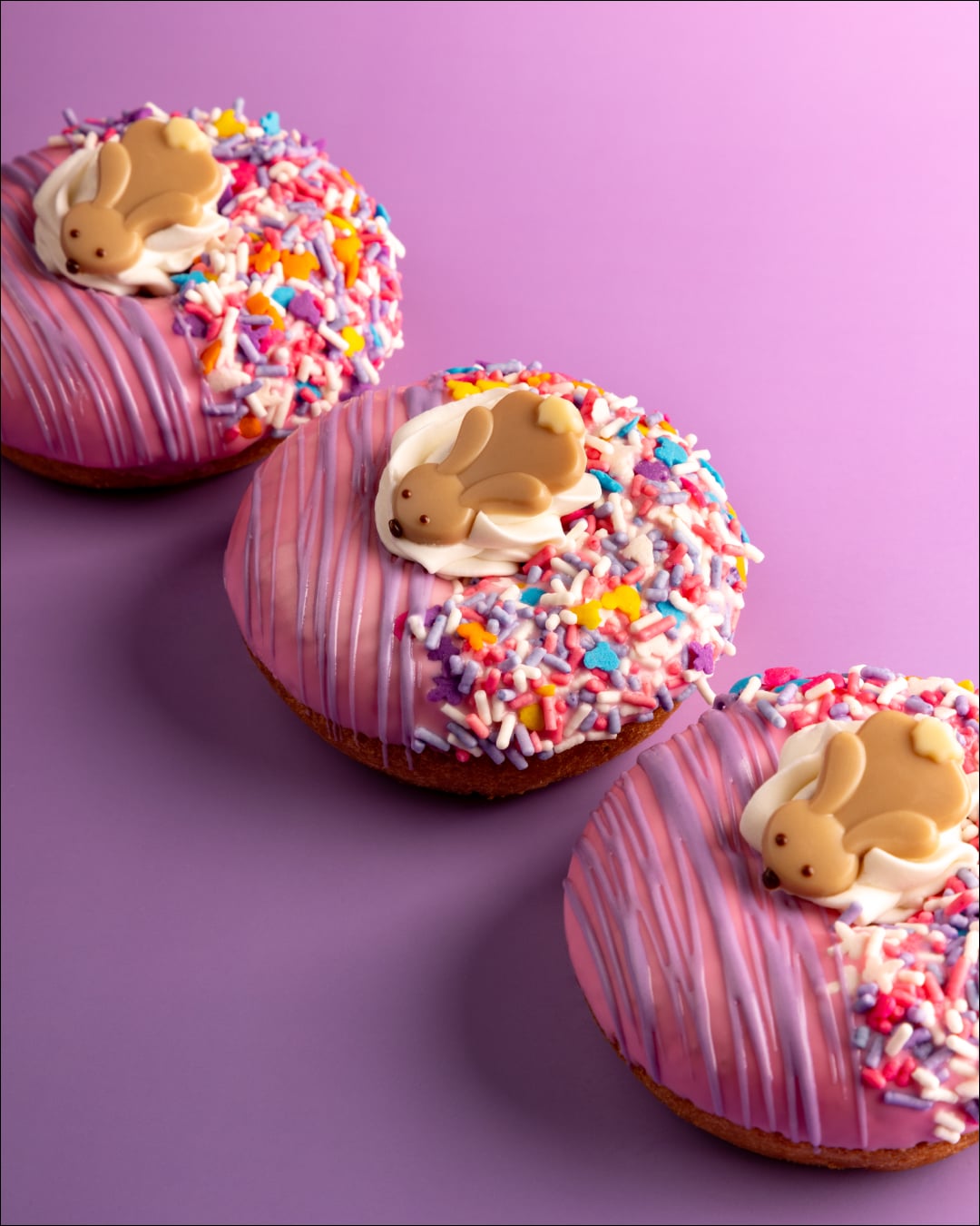 Graffiti Sprinkles cute bunny donut