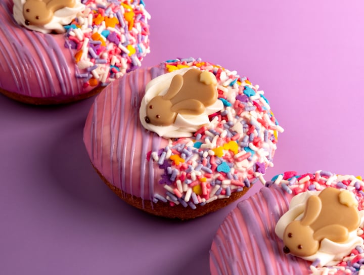 Graffiti Sprinkles cute bunny donuts