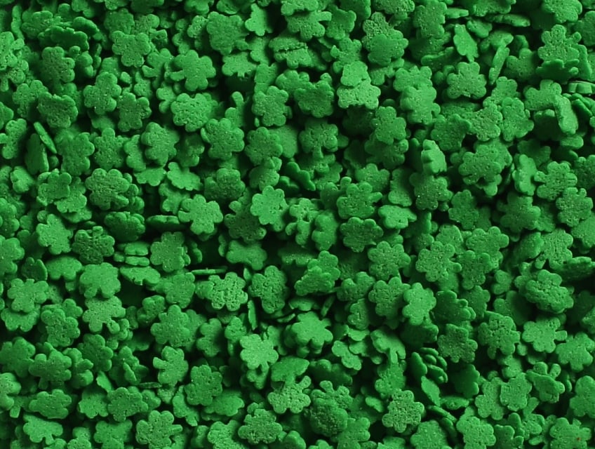 Graffiti Sprinkles st patrick shapes