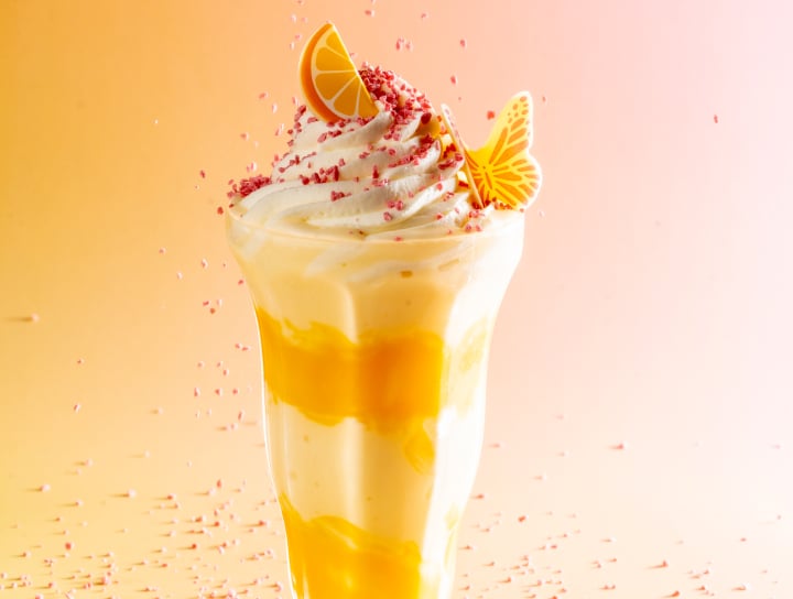 IRCA Since FM gelato glass with sprinkles