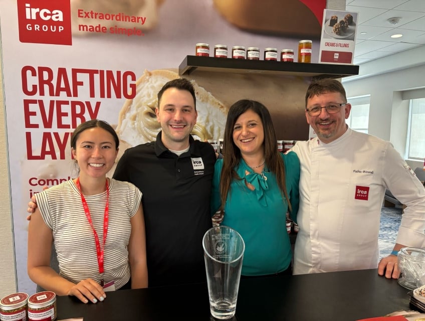 IRCA Since FM group event photo with chef