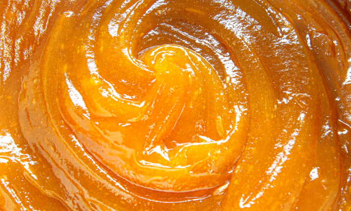 IRCA Since apricot jam close up
