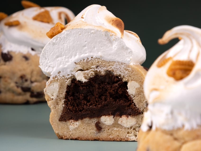 IRCA Since marshmellow nuggets top meringue