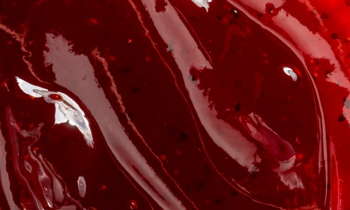 IRCA Since raspberry jam close up