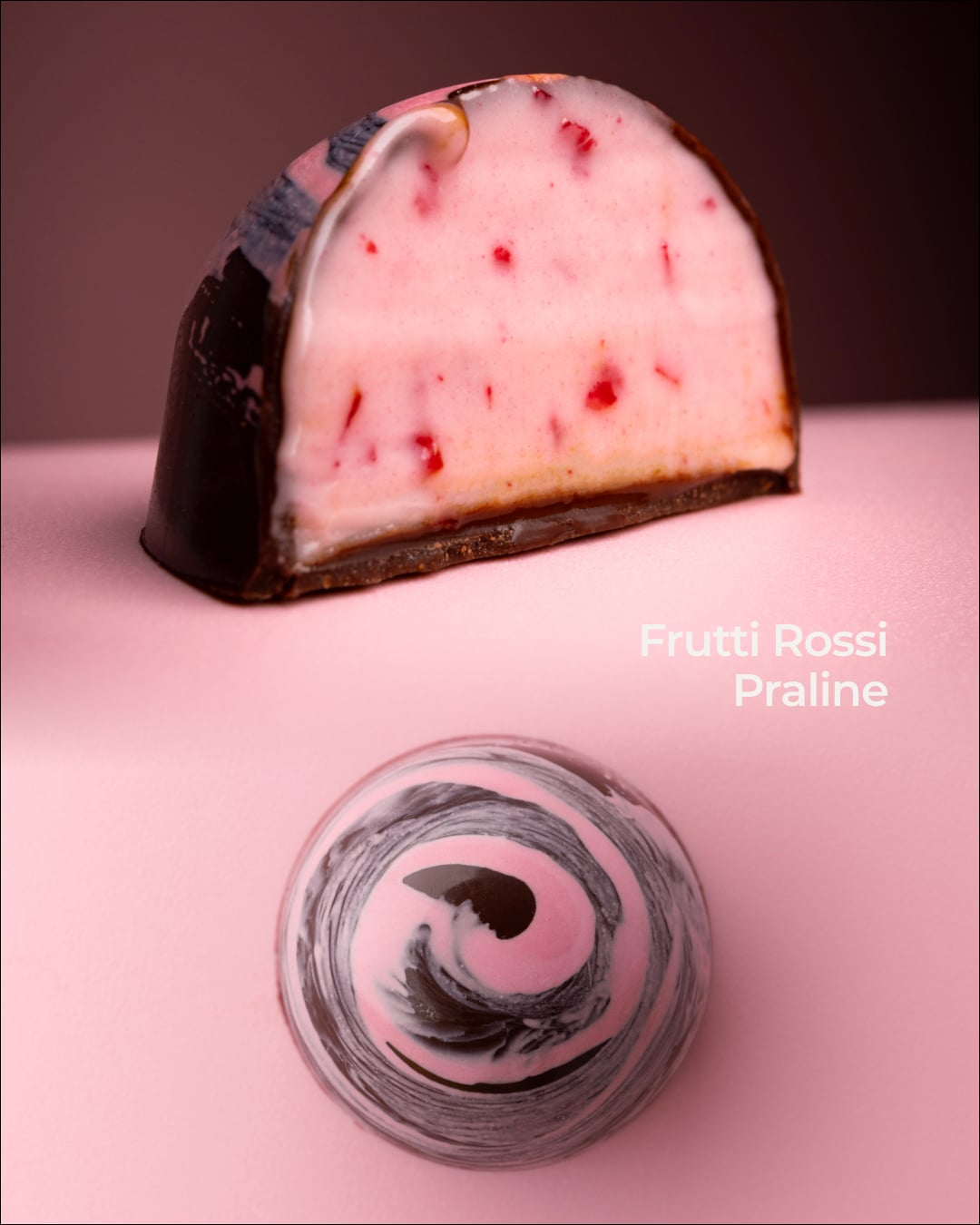 IRCA Since red fruit praline