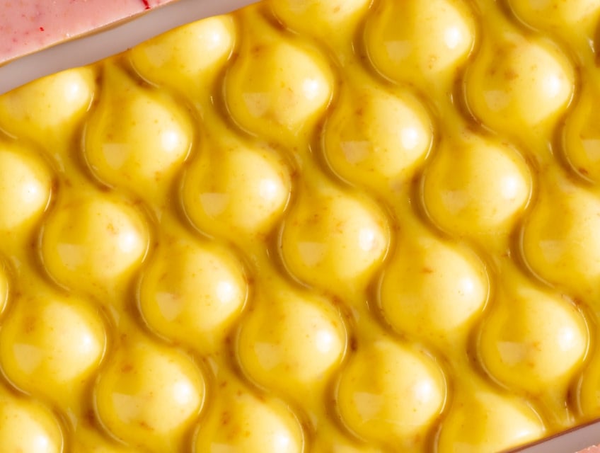 IRCA Since yellow chocolate bar