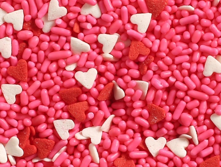 graffiti sprinkles hearts and decorettes sprinkles