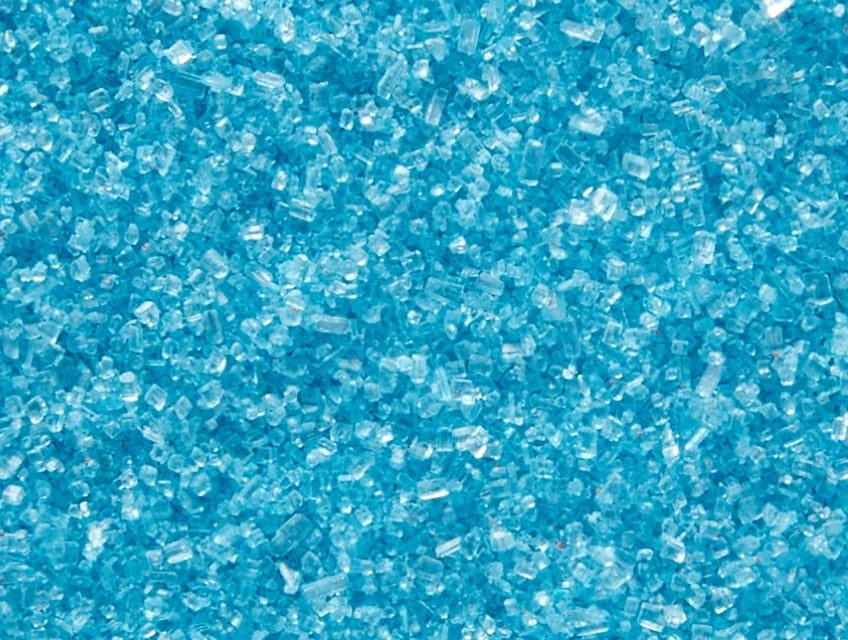 graffiti sprinkles light blue colored sugar