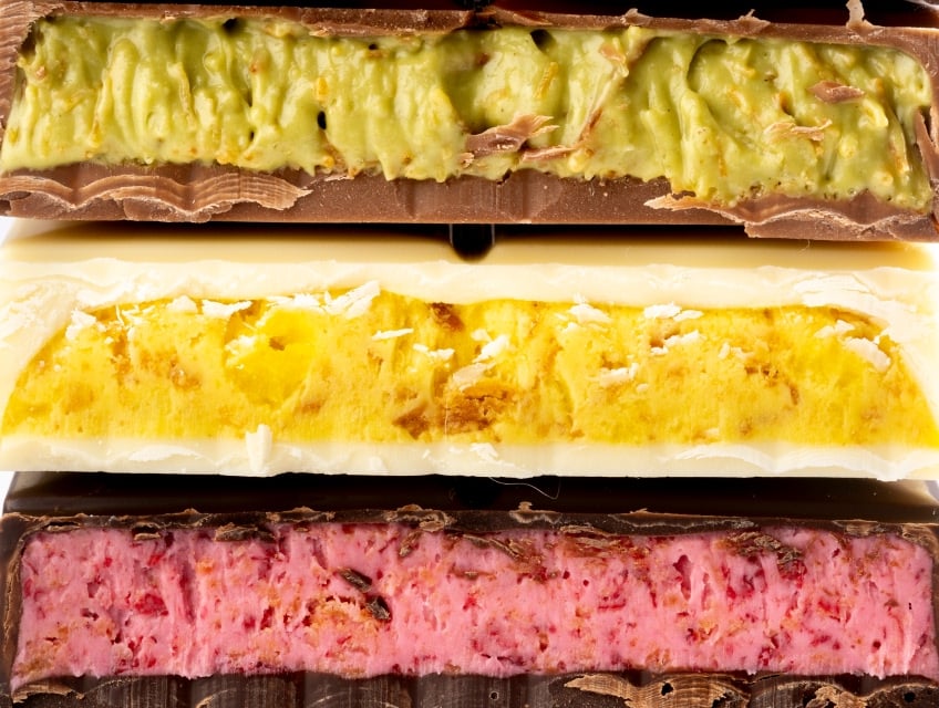 IRCA Since Chocolate bars filled