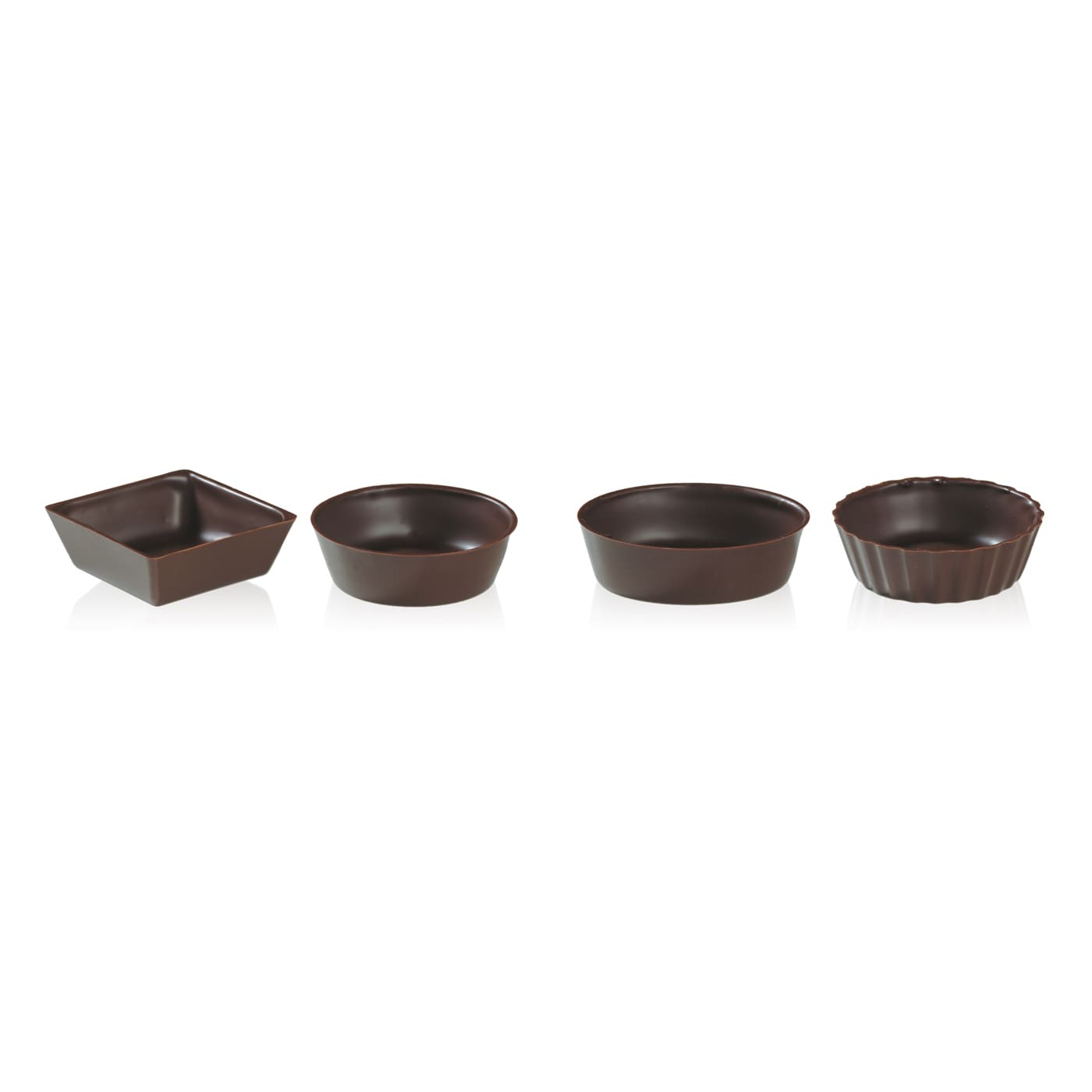 Petit four cup assortment dark