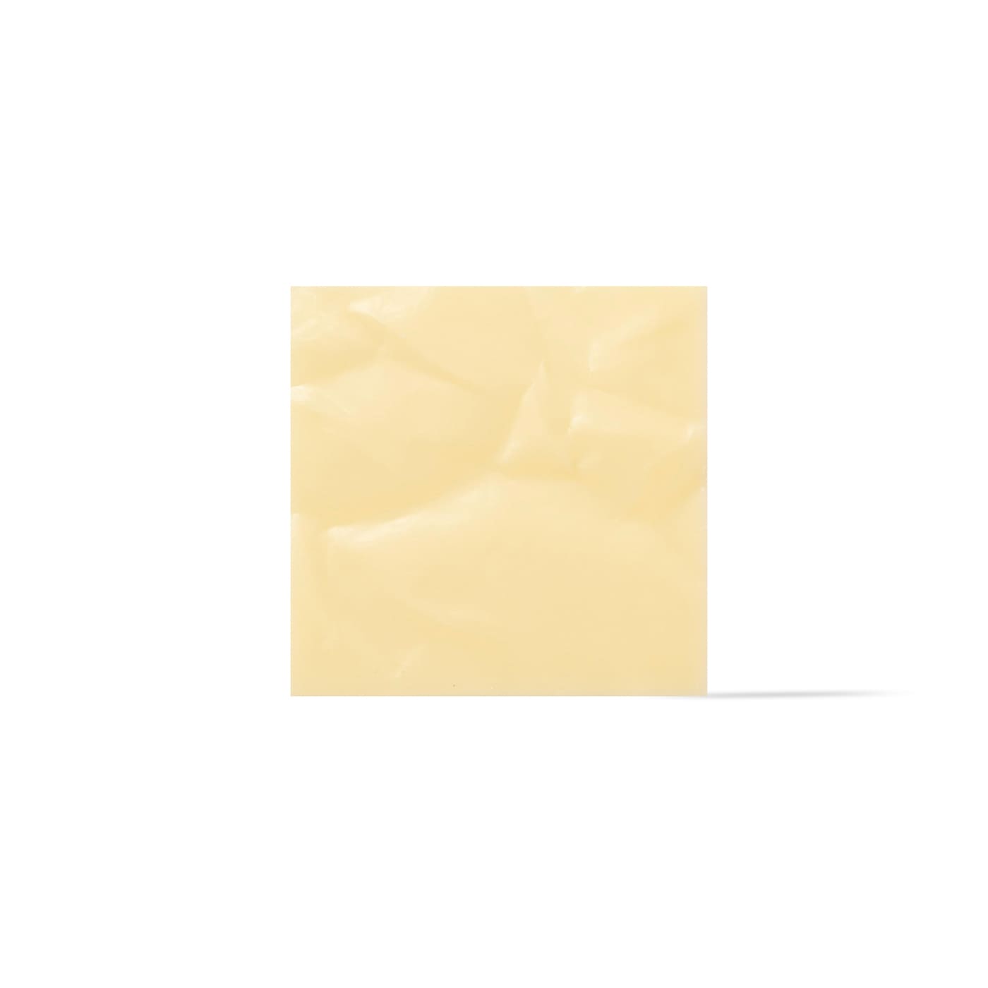 Crinkle white chocolate