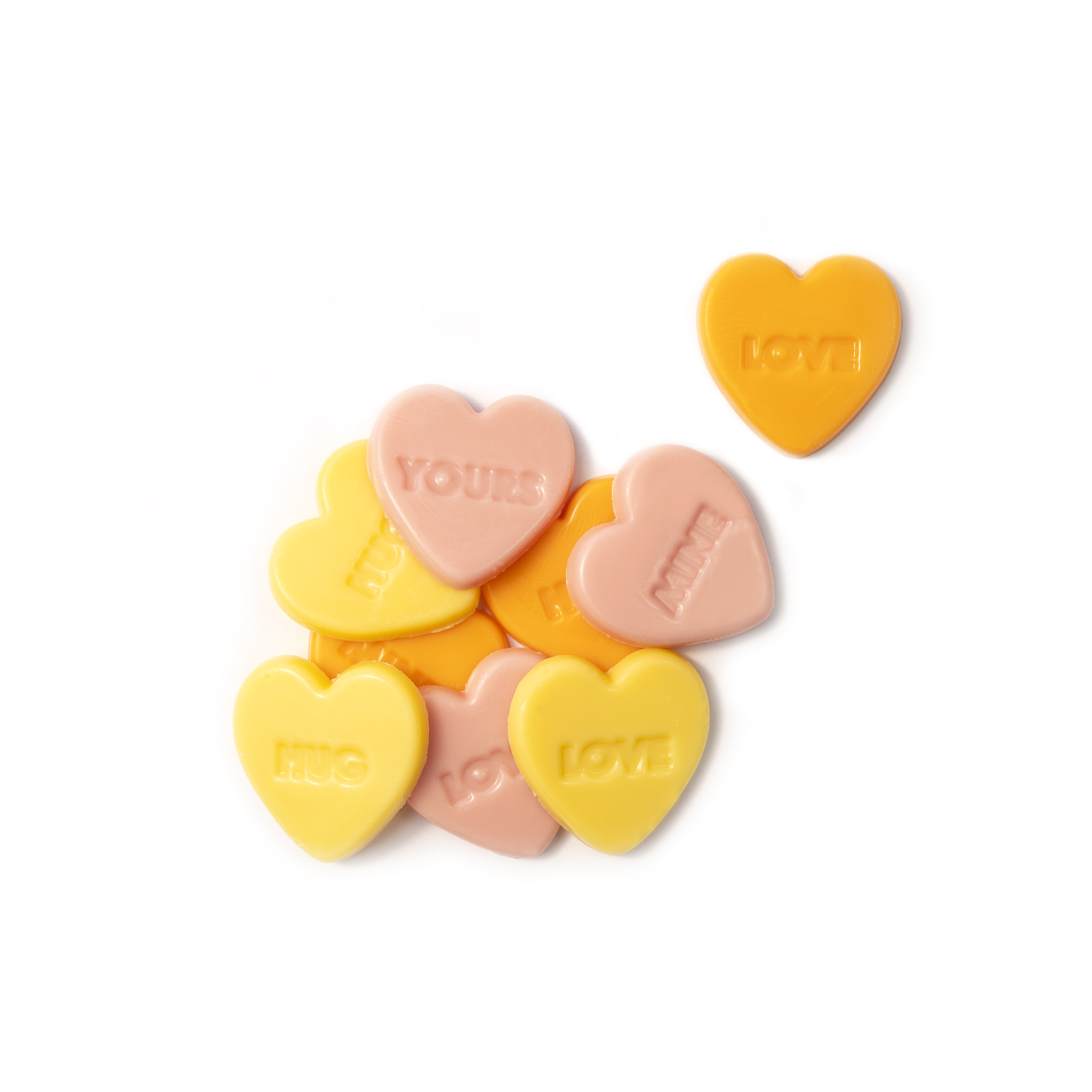 Hearts love messages assortment