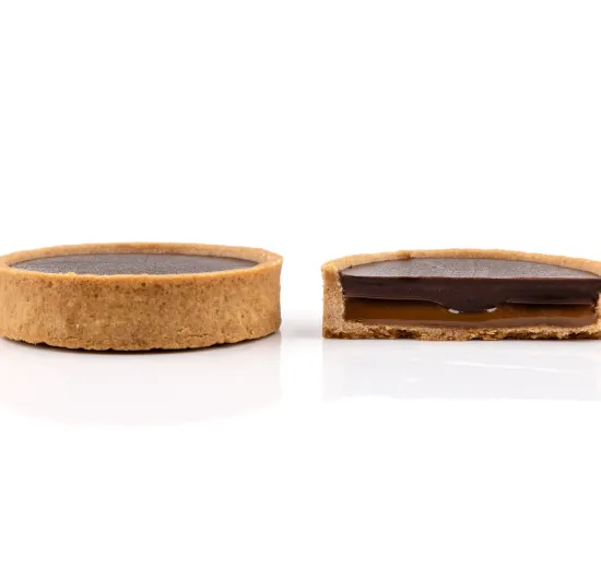 Chocolate Caramel Filled Tart