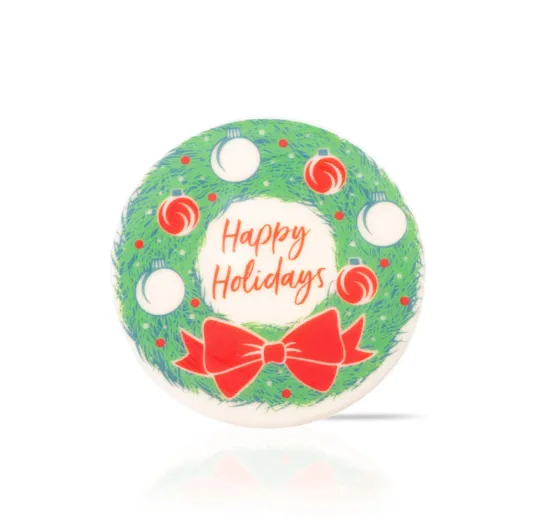 Wreath cookie topper