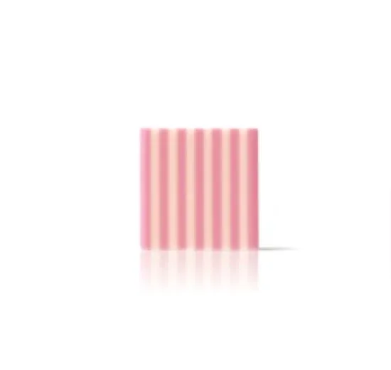 Dominó branco/rosa