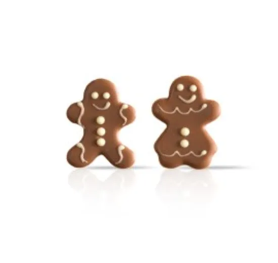 Casal de biscoitos de gengibre